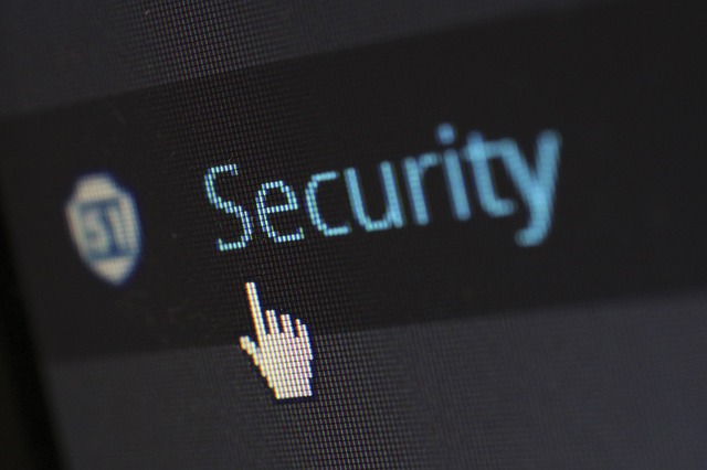 nápis security